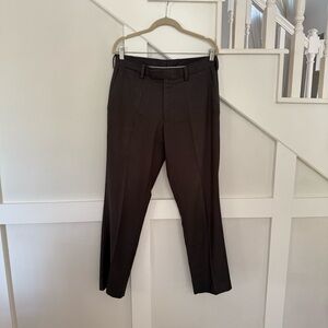 Louis Raphael Men's Checkered Gray Dress Pants 32x30